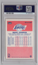Load image into Gallery viewer, 1986-87 Fleer Magic Johnson PSA 8 Los Angeles Lakers #53