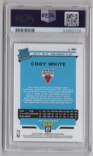 Load image into Gallery viewer, 2019-20 Donruss Optic Rated Rookie Coby White RC PSA 9 Bulls #180