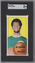 Load image into Gallery viewer, 1970-71 Topps Lew Alcindor RC SGC 7 Milwaukee Bucks #75