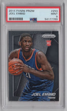 Load image into Gallery viewer, 2014-15 Panini Prizm Joel Embiid RC 54177769 PSA 9 Philadelphia 76ers #253