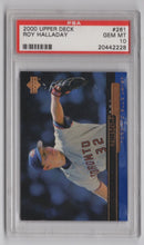 Load image into Gallery viewer, 2000 Upper Deck Roy Halladay PSA 10 Toronto Blue Jays #261