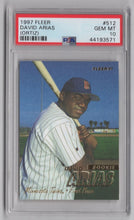 Load image into Gallery viewer, 1997 Fleer David Arias Ortiz RC BB PSA 10 Minnesota Twins #512