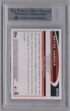 Load image into Gallery viewer, 2012 Topps Update Walmart Blue Bryce Harper RC BB BGS 9 Washington Nationals