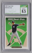 Load image into Gallery viewer, 1993 Topps Derek Jeter RC BB CSG 8.5 New York Yankees #98