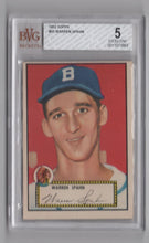 Load image into Gallery viewer, 1952 Topps Warren Spahn BB BVG 5 Boston Braves #33