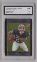 Load image into Gallery viewer, 2007 Bowman Chrome Marshawn Lynch RC FB PGA 10 Buffalo Bills #BC66