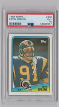 Load image into Gallery viewer, 1988 Topps Kevin Greene RC FB PSA 7.5 Los Angeles Rams #300