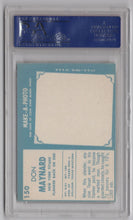 Load image into Gallery viewer, 1961 Topps Don Maynard FB PSA 9 New York Titans #150 (oc)