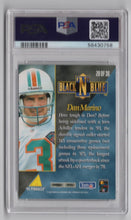 Load image into Gallery viewer, 1995 Pinnacle Black N Blue Dan Marino FB PSA 5 Miami Dolphins #20