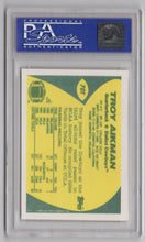 Load image into Gallery viewer, 1989 Topps Traded Troy Aikman RC FB01276381 PSA 9 Dallas Cowboys #70T