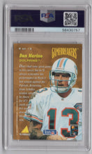 Load image into Gallery viewer, 1995 Pinnacle Gamebreakers Dan Marino FB PSA 5 Miami Dolphins #9
