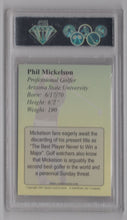 Load image into Gallery viewer, 2001 Sports Card Investor Platinum Phil Mickelson G CTA 9