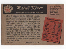 Load image into Gallery viewer, 1955 Bowman BITW Ralph Kiner Cleveland Indians #197