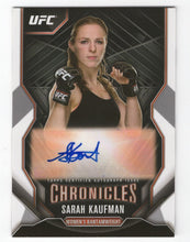 Load image into Gallery viewer, 2015 Topps UFC Chronicles Sarah Kaufman Auto #CA-SKA