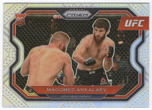 Load image into Gallery viewer, 2021 Panini UFC  Prizm Debut Silver Prizm Magomed Ankalaev RC #123