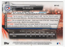 Load image into Gallery viewer, 2017 Bowman Prospects Bo Bichette Toronto Blue Jays #BP142