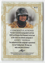 Load image into Gallery viewer, 2020 Leaf Ultimate Leody Taveras RC Auto Texas Rangers #BA-LT1