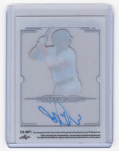 Load image into Gallery viewer, 2019 Leaf Trinity Clear Blue Wander Franco On Card RC Auto 32/45 Tampa Bay Rays