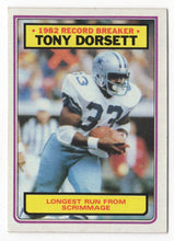 Load image into Gallery viewer, 1983 Topps Record Breaker Tony Dorsett Dallas Cowboys #2