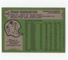 Load image into Gallery viewer, 1978 Topps Fran Tarkenton Minnesota Vikings #100
