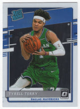 Load image into Gallery viewer, 2020-21 Donruss Optic Tyrell Terry RC Dallas Mavericks #181