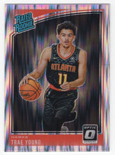 Load image into Gallery viewer, 2018-19 Donruss Optic Shock Trae Young RC Atlanta Hawks #198