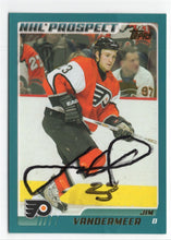 Load image into Gallery viewer, 2003-04 Topps Jim Vandermeer In Person #326 Auto Philadelphia Flyers