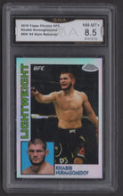 Load image into Gallery viewer, 2019 Topps Chrome Refractor Khabib Nurmagomedov #84T-KN GMA 8.5 Lightweight