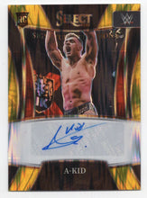 Load image into Gallery viewer, 2022 Panini SELECT Gold Flash Prizm A-Kid #SN-AKD Auto 7/10
