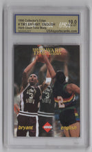 Load image into Gallery viewer, 1996-97 Collector's Edge Hard Court Time Warp Kobe Bryant/Alex English #TW3 RC
