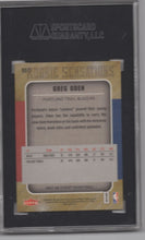 Load image into Gallery viewer, 2007-08 Fleer Rookie Sensations Gred Oden #RS-1 SGC 10 Portland Trail Blazers