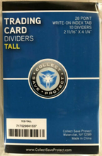 Load image into Gallery viewer, Trading Card Dividers (Tall)